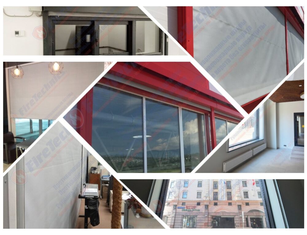 Противопожарные шторы на оконные проемы в Азербайджане